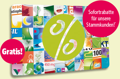 Sparkarte. Sofortrabatte für unsere Stammkunden!